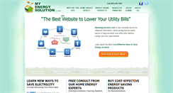 Desktop Screenshot of myenergysolution.com