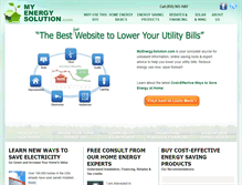 Tablet Screenshot of myenergysolution.com